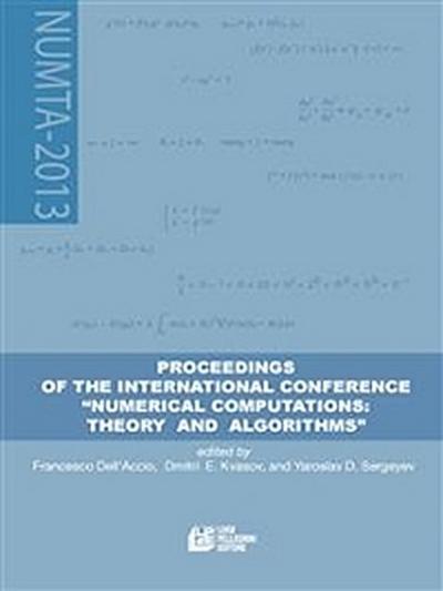 Proceedings of the international conference "“NUMERICAL COMPUTATIONS: THEORY AND ALGORITHMS”