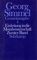 Gesamtausgabe Einleitung in die Moralwissenschaft. Tl.2