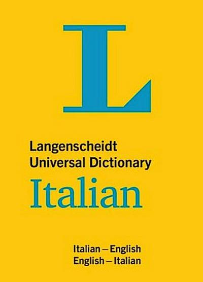 Langenscheidt Universal Dictionary Italian