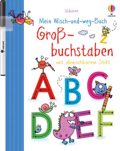 Mein Wisch-und-weg-Buch, Großbuchstaben