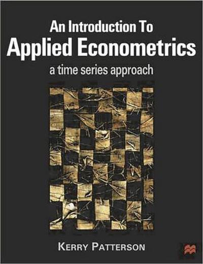 An Introduction to Applied Econometrics