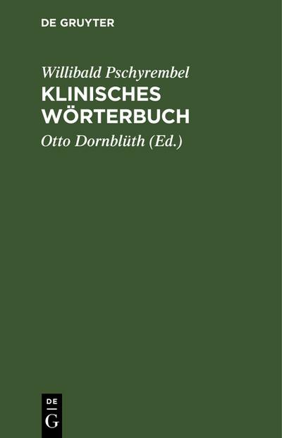Klinisches Wörterbuch