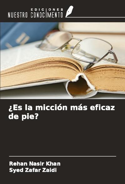 ¿Es la micción más eficaz de pie?
