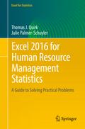 Excel 2016 for Human Resource Management Statistic
