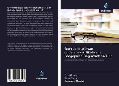 Genreanalyse van onderzoeksartikelen in Toegepaste Linguïstiek en ESP