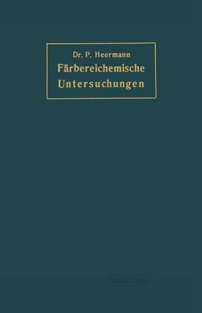 Färbereichemische Untersuchungen