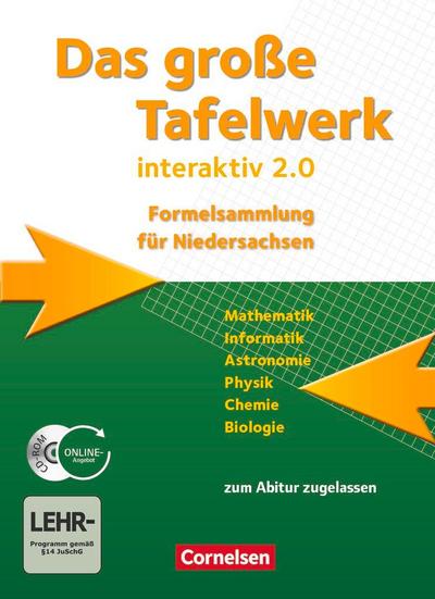 große Tafelwerk interaktiv 2.0 Niedersachsen. Schülerbuch