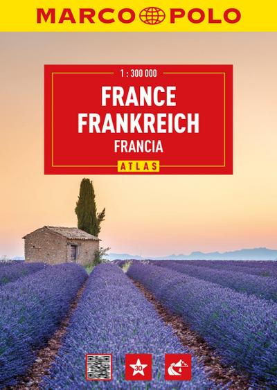 MARCO POLO Reiseatlas Frankreich 1:300.000