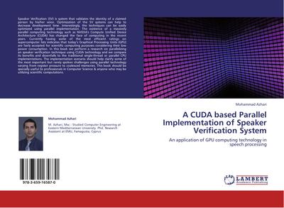 A CUDA based Parallel Implementation of Speaker Verification System