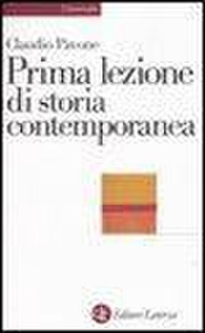 Prima lezione di storia contemporanea