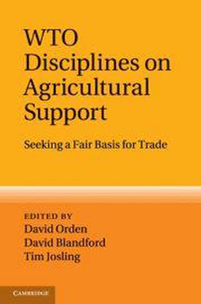 Wto Disciplines on Agricultural Support