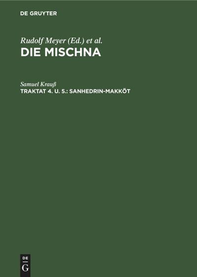 Sanhedrin-Makköt