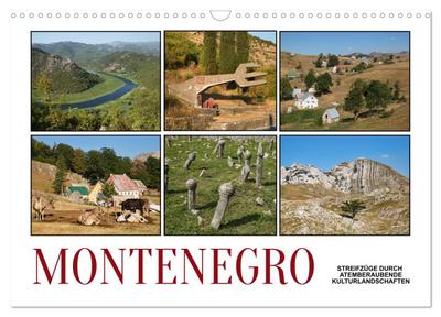 Montenegro - Streifzüge durch atemberaubende Kulturlandschaften (Wandkalender 2026 DIN A3 quer), CALVENDO Monatskalender