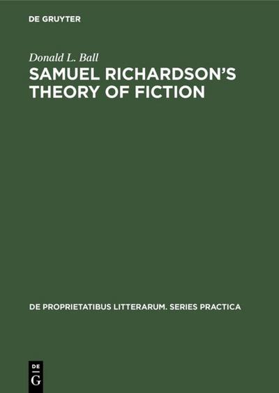 Samuel Richardson’s theory of fiction