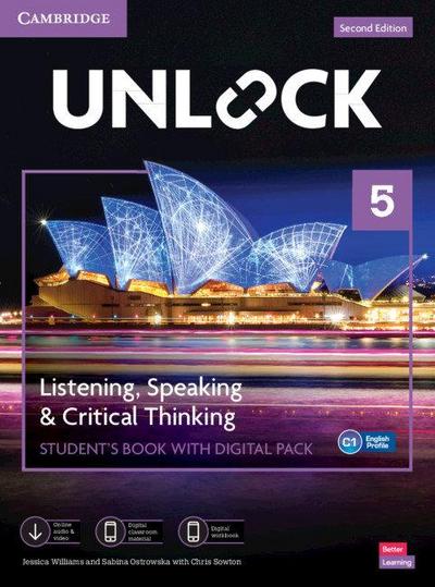 Unlock Level 5 Listening, Speaking and Critical Thinking Student’s Book with Digital Pack