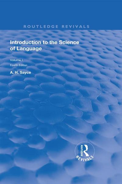 Introduction to the Science of Language