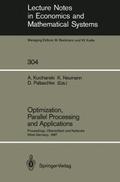 Optimization, Parallel Processing and Applications