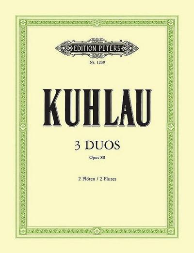 3 Duos for Flutes Op. 80