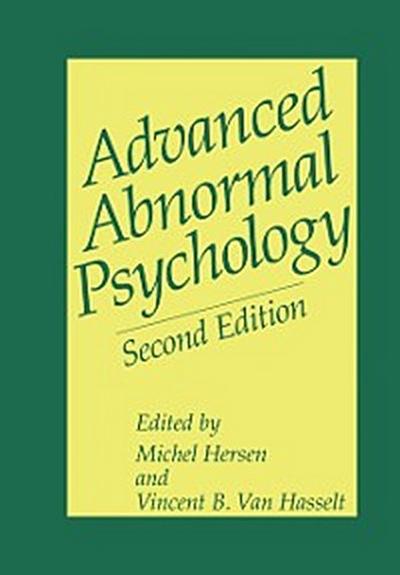 Advanced Abnormal Psychology