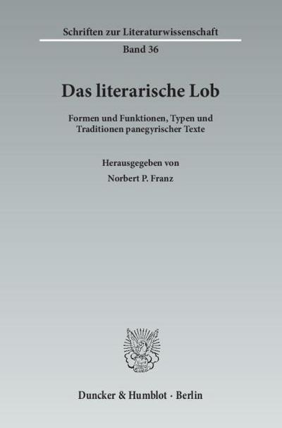 Das literarische Lob