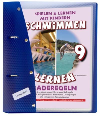 Schwimmen lernen 9: Baderegeln, laminiert, laminiert, laminiert