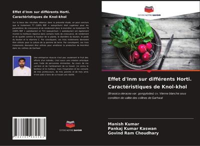 Effet d’Inm sur différents Horti. Caractéristiques de Knol-khol