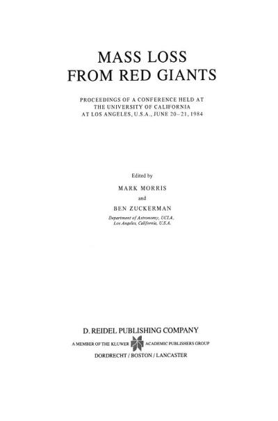 Mass Loss from Red Giants