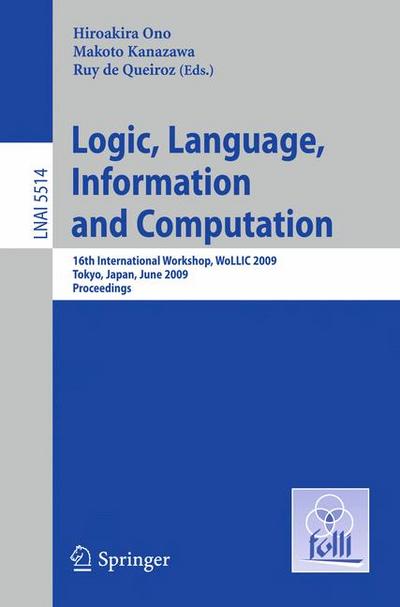 Logic, Language, Information and Computation