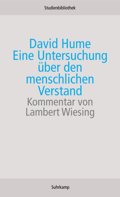 Eine Untersuchung über den menschlichen Verstand