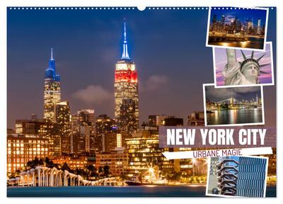 NEW YORK CITY Urbane Magie (Wandkalender 2026 DIN A2 quer), CALVENDO Monatskalender