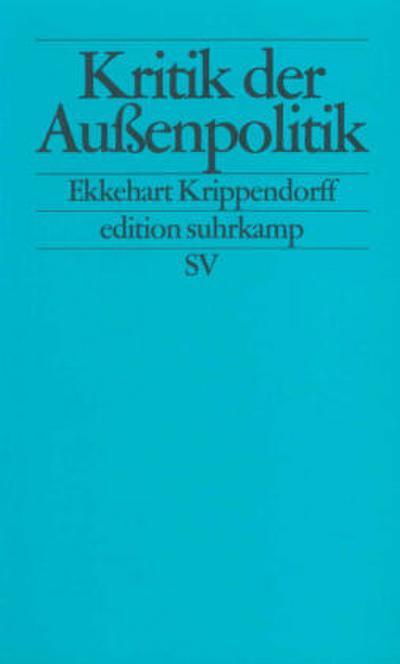 Kritik der Außenpolitik