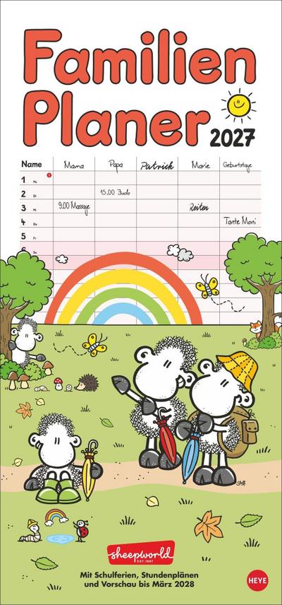 sheepworld Familienplaner 2027