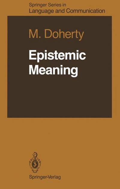 Epistemic Meaning