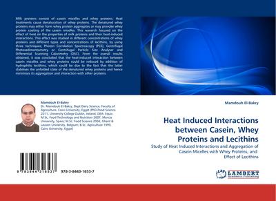 Heat Induced Interactions between Casein, Whey Proteins and Lecithins