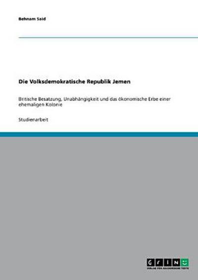 Die Volksdemokratische Republik Jemen