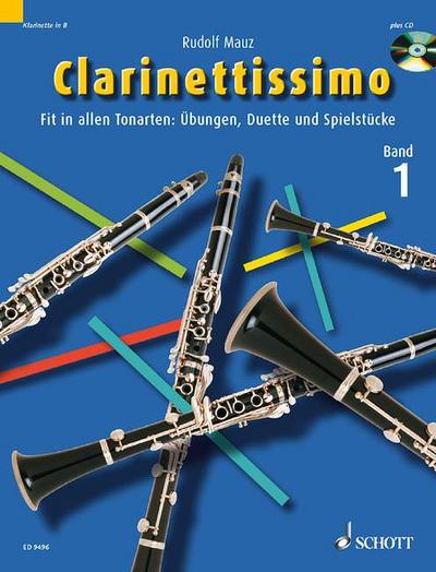 Clarinettissimo, m. Audio-CD. Bd.1