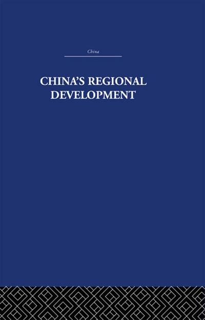 China’s Regional Development