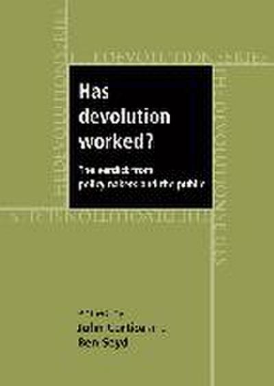 Has devolution worked?