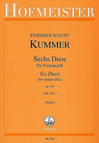 6 Duos op.156 Band 2 für 2 Violoncelli