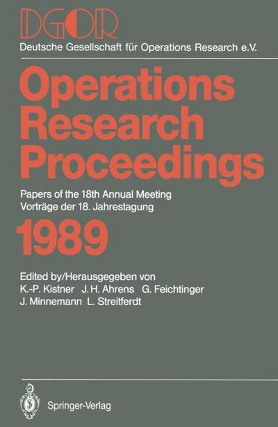 Papers of the 18th Annual Meeting / Vorträge der 18.Jahrestagung