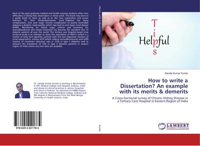 How to write a Dissertation? An example with its merits & demerits