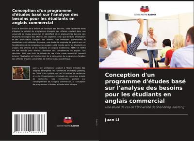 Conception d’un programme d’études basé sur l’analyse des besoins pour les étudiants en anglais commercial