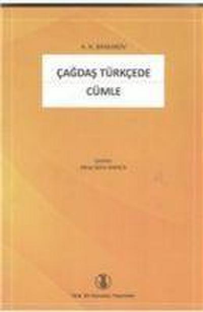 Cagdas Türkcede Cümle