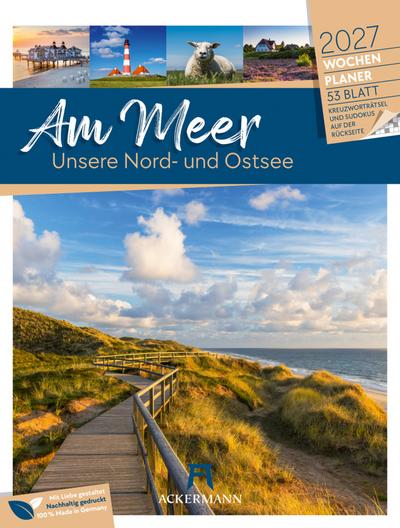 Am Meer Wochenplaner Kalender 2027 