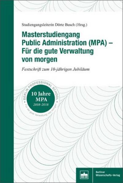 Masterstudiengang Public Administration (MPA)