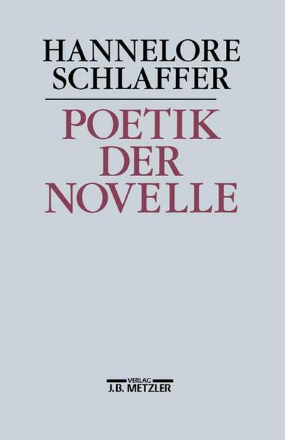 Poetik der Novelle