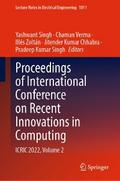 Proceedings of International Conference on Recent Innovations in Computing