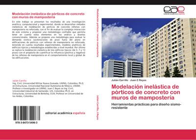 Modelación inelástica de pórticos de concreto con muros de mampostería