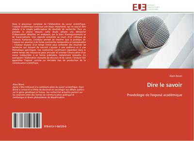 Dire le savoir