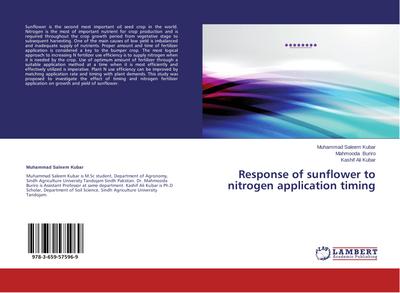 Response of sunflower to nitrogen application timing
